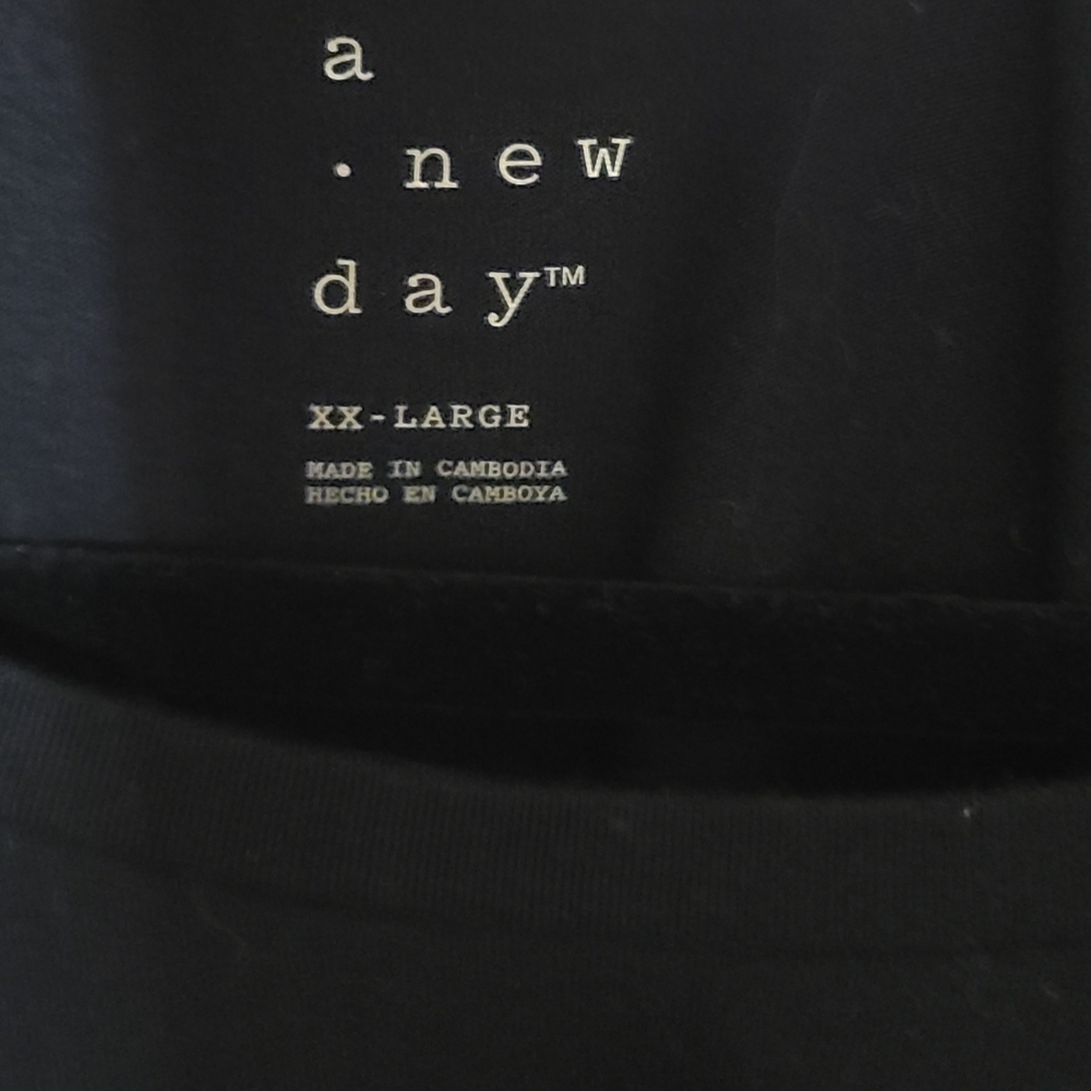 A New Day Classic Black Stretch Dress XXL